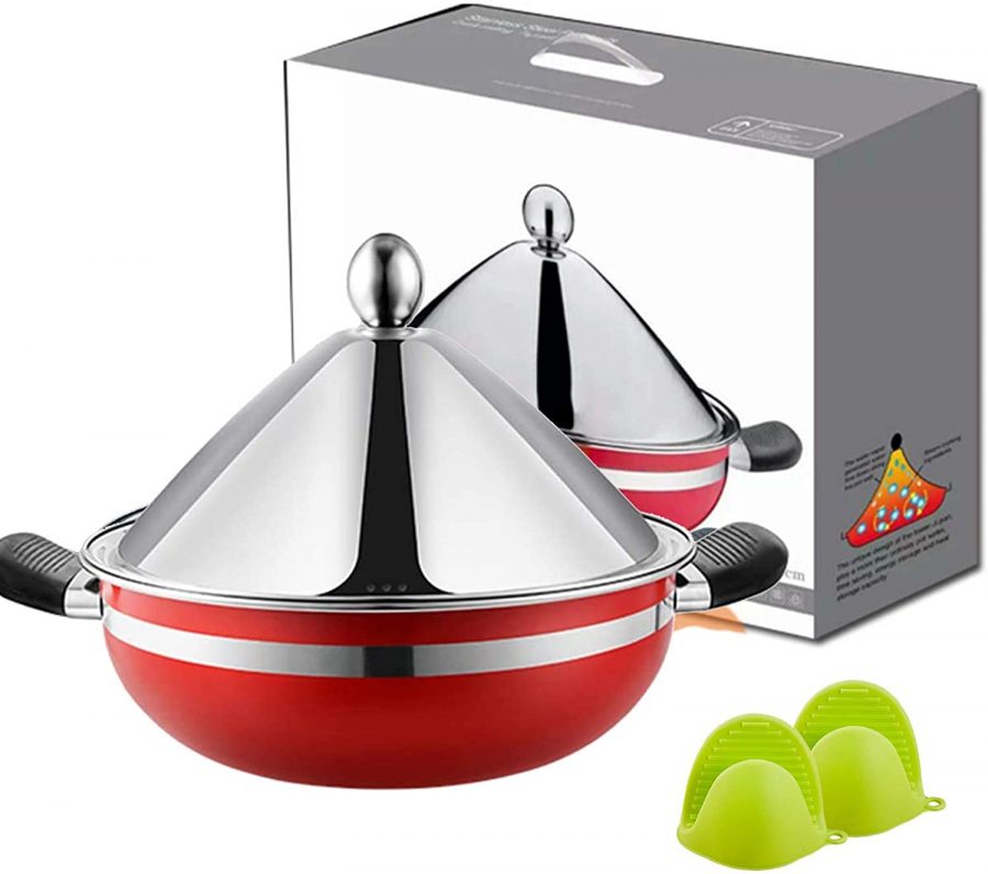 POETRY tajine de inducción de acero inoxidable